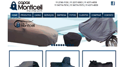 Desktop Screenshot of capasmonticeli.com.br